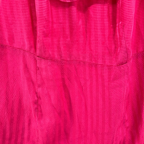 Lane Bryant ruffle tank hot pink 20 plus casual business workwear layering - Picture 6 of 7